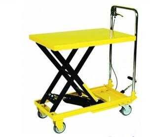 SM-C750 Series 750kgs mobile hydraulic scissor lift table truck