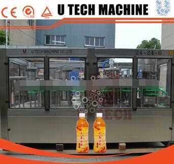 Automatic 3 in 1 Bottling Juice Hot Filling Machine/Juice Production Line