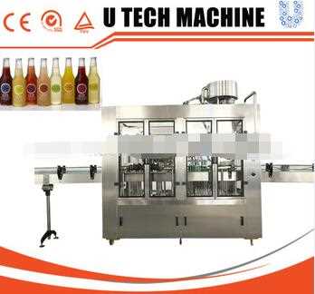 Automatic Juice Glass Bottle Filling Machine/Glass Bottle juice Filling Line