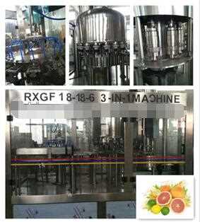 automatic 3 in 1 fruit juce hot filling machine from China