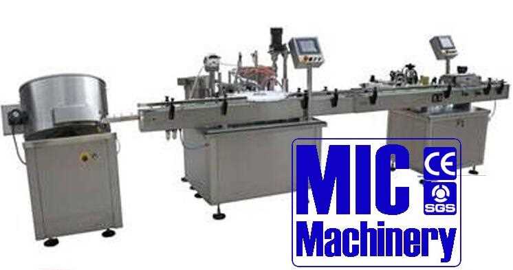 Micmachinery MIC-120B automatic eyedrop filling stoppering capping machine