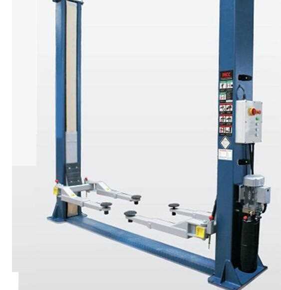 Floor plate hydraulic two post car lift