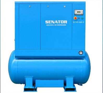 7.5kw screw type industrial electric air compressor