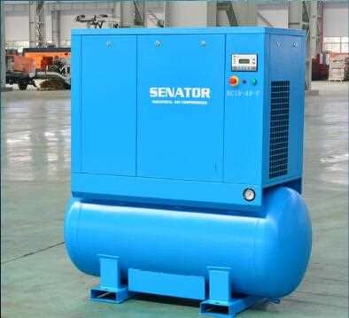 7.5kw screw type industrial electric air compressor