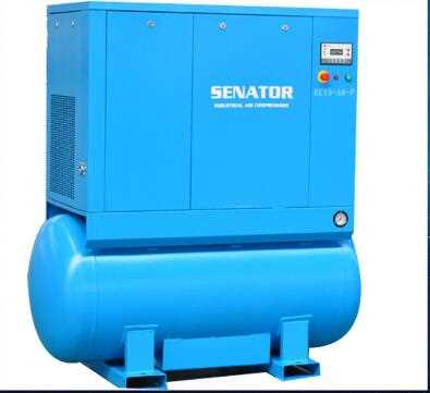 7.5kw screw type industrial electric air compressor