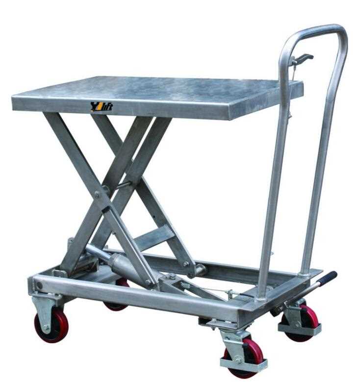 ANSI/ASME safety standard Stainless Lift Table 300kg