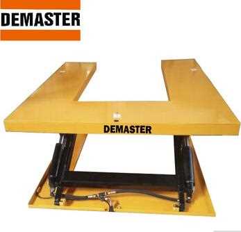 CE Certification low profile U shape stationary type electric lift table