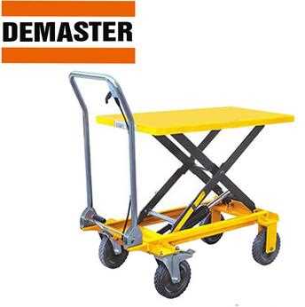 SPA200 Series 200kg outdoor rubber big wheel hydraulic lift table