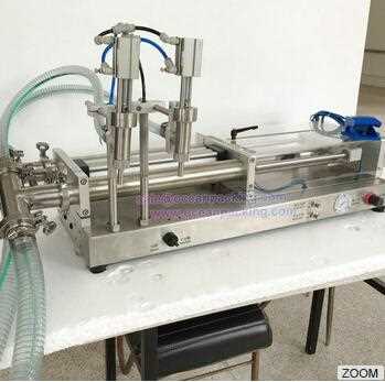 OPFL-500-2 manual piston liquid filling machine 50-500ml