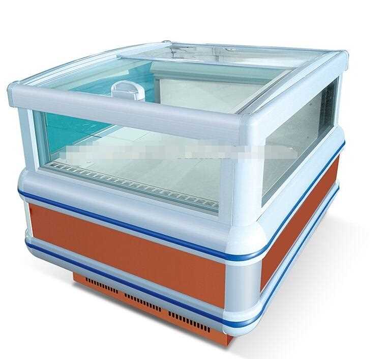 High Quality Supermarket commercial chest freezer Refrigerated Island ice cream freezer