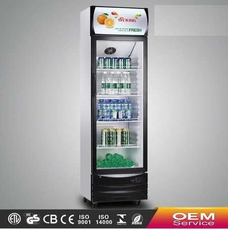 Glass display commercial showcase refrigerator supermarket equipment 