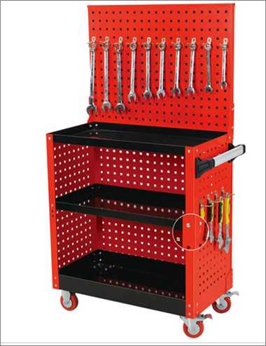 Open type of three layers tool car