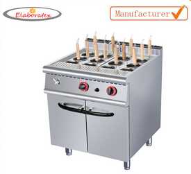 Gas Pasta Cooker with Cabinet