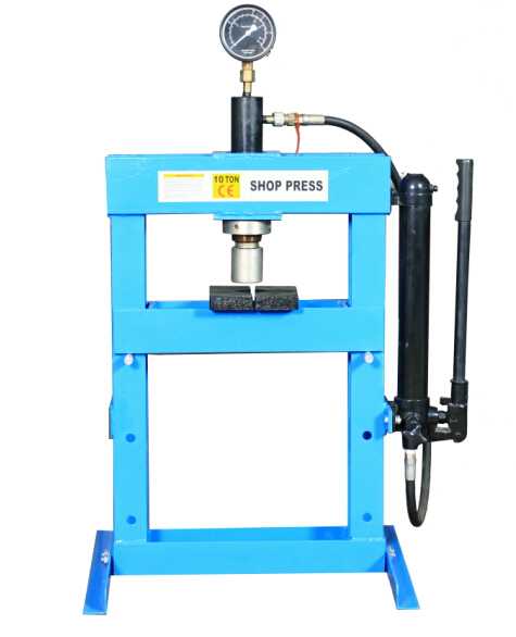 Hydraulic Shop Press With Gauge  DL0710A