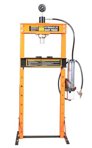 Hydraulic Shop Press With Gauge DL0720B