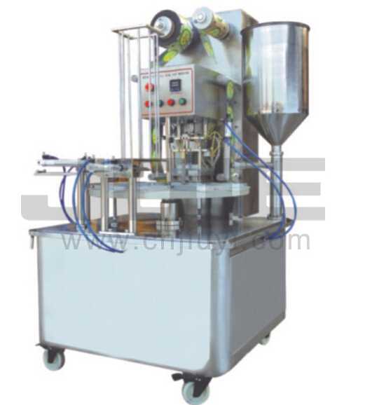 KIS-900 ROTARY TYPE PLASTIC CUP FILLING-SEALING MACHINE