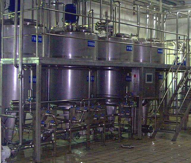 milk production line