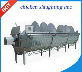 Small Broiler Chicken Slaughtering Production Line / Chicken Slaughter Machine 