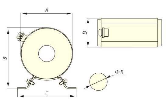 Dixsen RCT-35 Ring type Single phase current transformer 