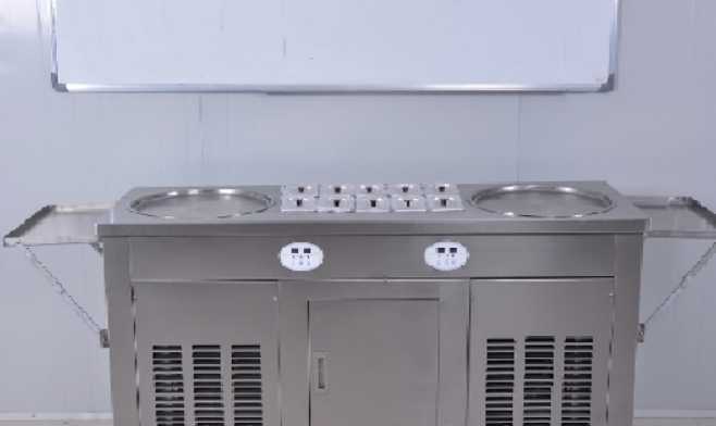 Fry Ice Cream Machine wholesale with sanyo compressor