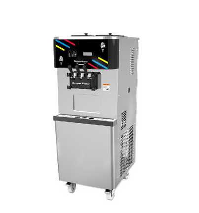 High-end commercial ice cream machine with DW new system