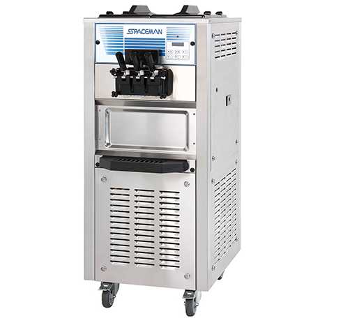 Pump feed  ice cream machine with big capacity