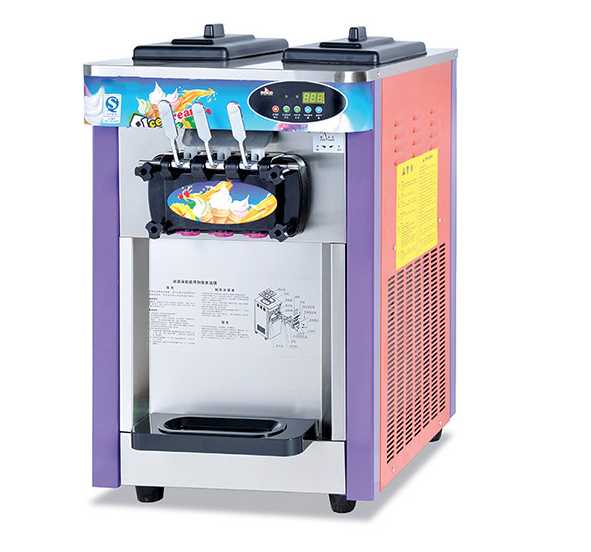 Commercial 3 flavor ice cream machine