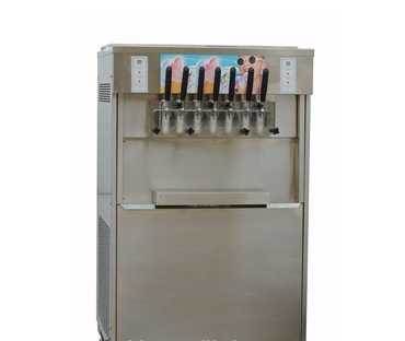 soft serve ice cream machine with 7 flavors