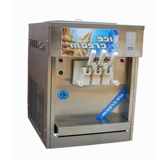  CE Approved Countertop Three Flavors Soft Ice Cream Machine