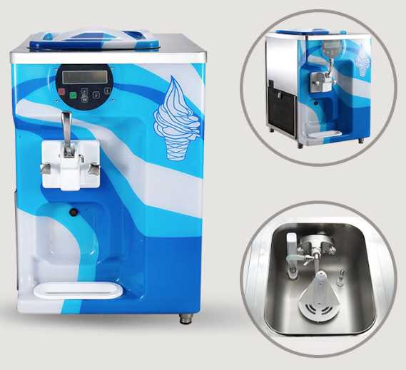 professional portable table top soft serve ice cream machine