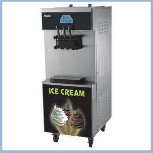 Ce Approved Ice Cream Making Machine with Cone Holder