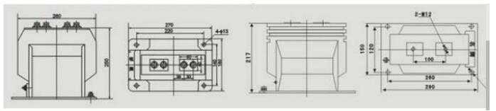 1.Advantages of LZZBJ12-10 Single Phase Current Transformer  Small In Size                                 Light in weight                                  Low In Partial Discharge High Precision                             Dynamic Thermal Stability                Moisture Resistanc     2. Parameter of  LZZBJ12-10 Single Phase Current Transformer  Rated Primary Current  	Accuracy	Rated Output  	Accuracy limit Factor  	Rated Short Time Thermal Current	Dynamic current 		0.2s	0.2	0.5	10p			 20-200  	0.2s/10p 0.2/10p 0.5/10p                  	15	15	20	30	10	200l 1n	500l 1n 300  		15	15	20	30		45	110 400  		15	15	30	40		50	120 500  		15	15	30	40		63	130 600  		15	15	30	40			 800  		15	15	30	40			 1000  		15	15	30	40			 1200  		15	15	30	40			 1500  		20	20	40	60		80	140 2000  								 2500  							100	180 3000  								 3150								    3. Drawing of LZZBJ12-10 Single Phase Current Transformer 