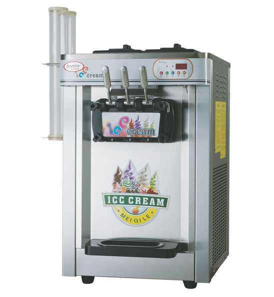 Hot Sale Tabletop Ce Approved 3 Flavors Ice Cream Machine