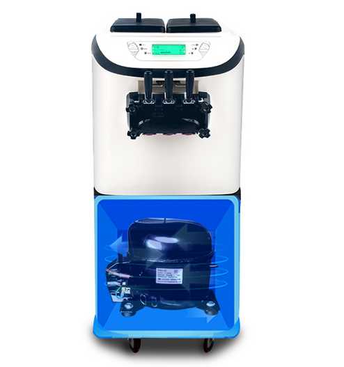 Popular Ice Cream Machine with Over-Night Function