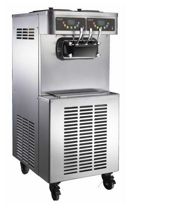 Ice Cream Machine with Automatic Cleaning Device