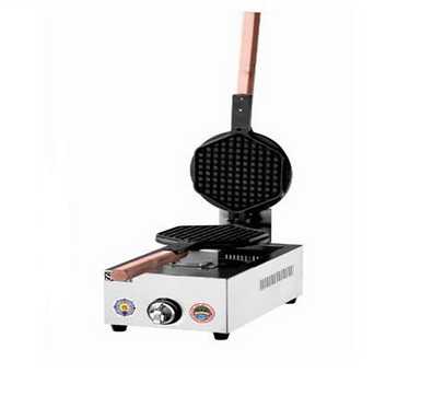 Waffle Maker with 1-Plate Ice Cream Cone Baker Machine