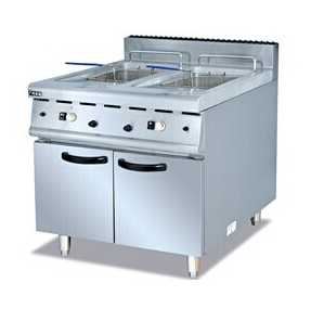 2-Tank Fryer (2-basket) with Cabinet