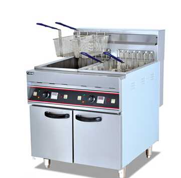Electric 2-Tank Fryer (4-basket) (freesstanding type) 