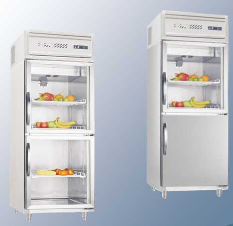 Vertical Glass Door Commercial Refrigerator Display Refrigerator