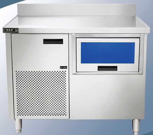 Lqt Stainless Steel Countertop Work Table Ice Maker