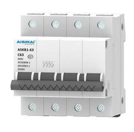 ASKB1-125A Series 3 Poles Miniature Circuit Breaker 125A MCB