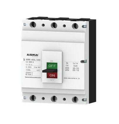 ISO9001 100A 3poles MCCB Molded Case Circuit Breaker Wich CE