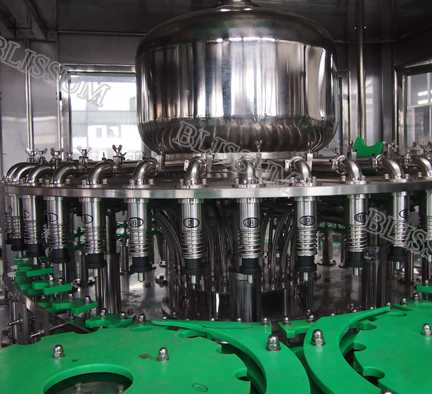 8000bph Apple Juice Glass Bottle Twist off Cap Filling Capping Machine