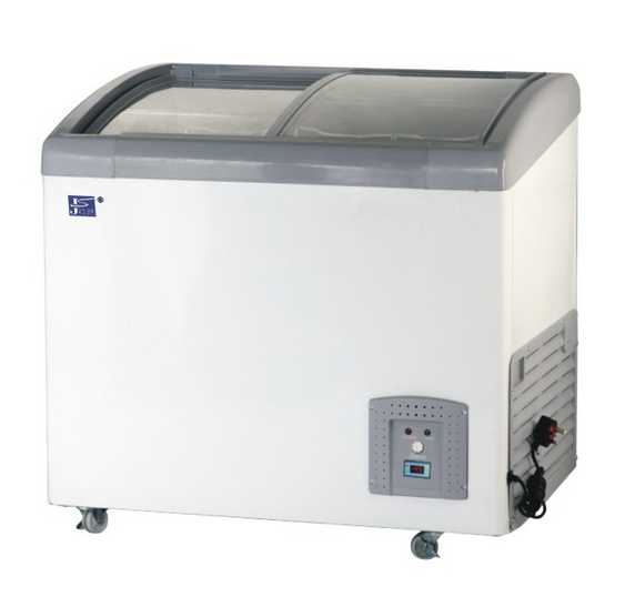 218L Glass Door Solar Chest Freezer