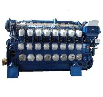 12V240ZD China Crrs CNR Dalian Water-Cooled Locomotive Engine