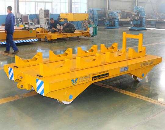  10t Non-Powered Railway Transport Trolley Flat Cargo Wagon