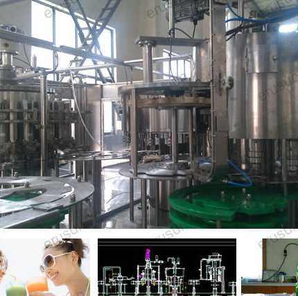 Pulp Juice 3000bph Filling Monobloc Line