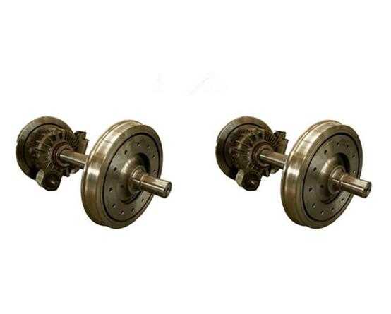 TR-0009 Series Casting Forging Railway Rail Plates Forged Wheelset