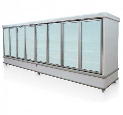 Commercial Upright Multideck Freezer with Glass Door