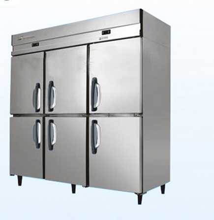 6 Door Freezer Stainless Kitchen/Hotel/Restaurant Freezer